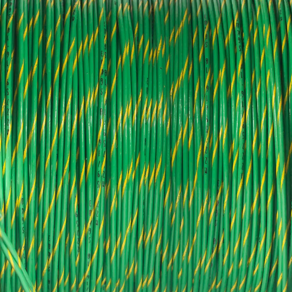 M22759/16-18-54 Green/Yellow Wire Tefzel 18 AWG