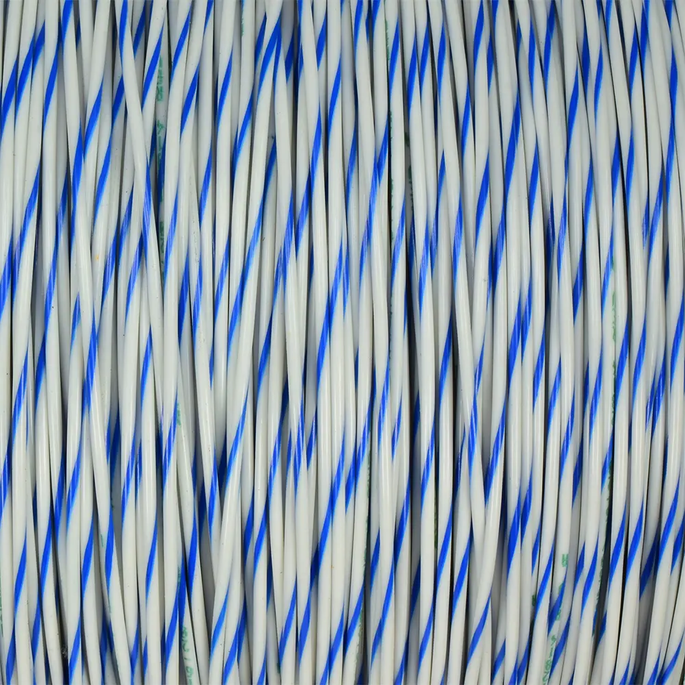 M22759/16-20-96 White/Blue Wire Tefzel 20 AWG