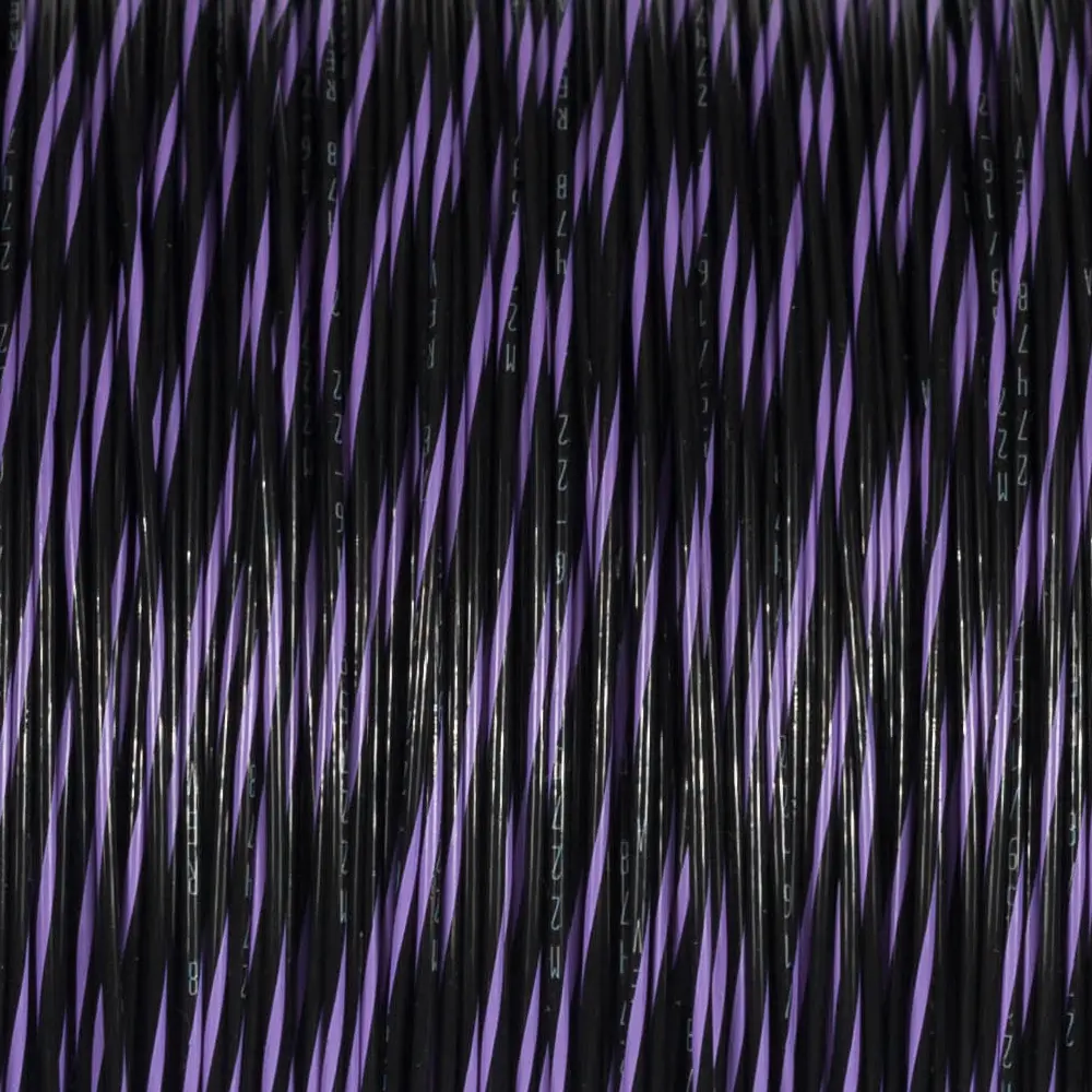 M22759/16-22-07 Black/Violet Wire Tefzel 22 AWG