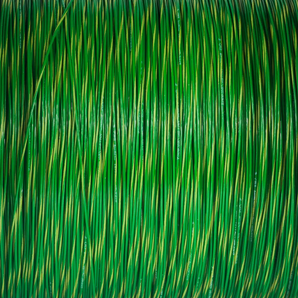M22759/16-22-54 Green/Yellow Wire Tefzel 22 AWG