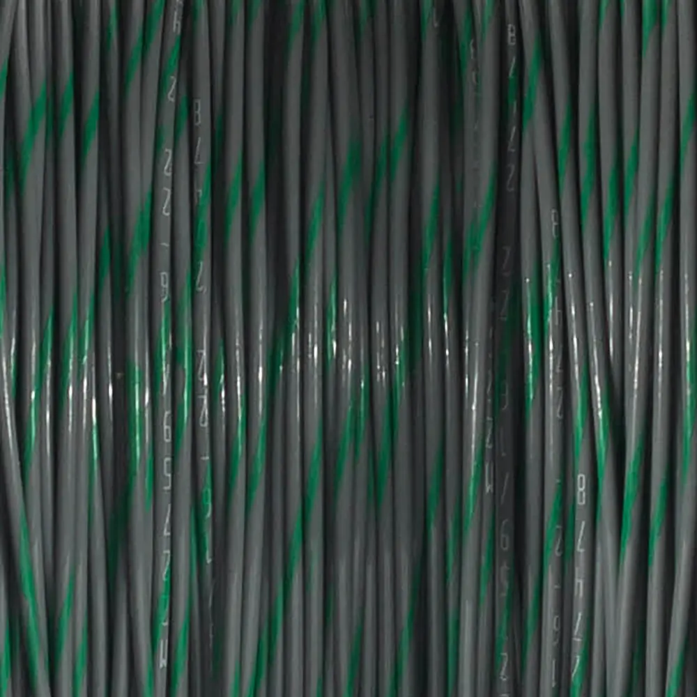 M22759/16-22-85 Gray/Green Wire Tefzel 22 AWG