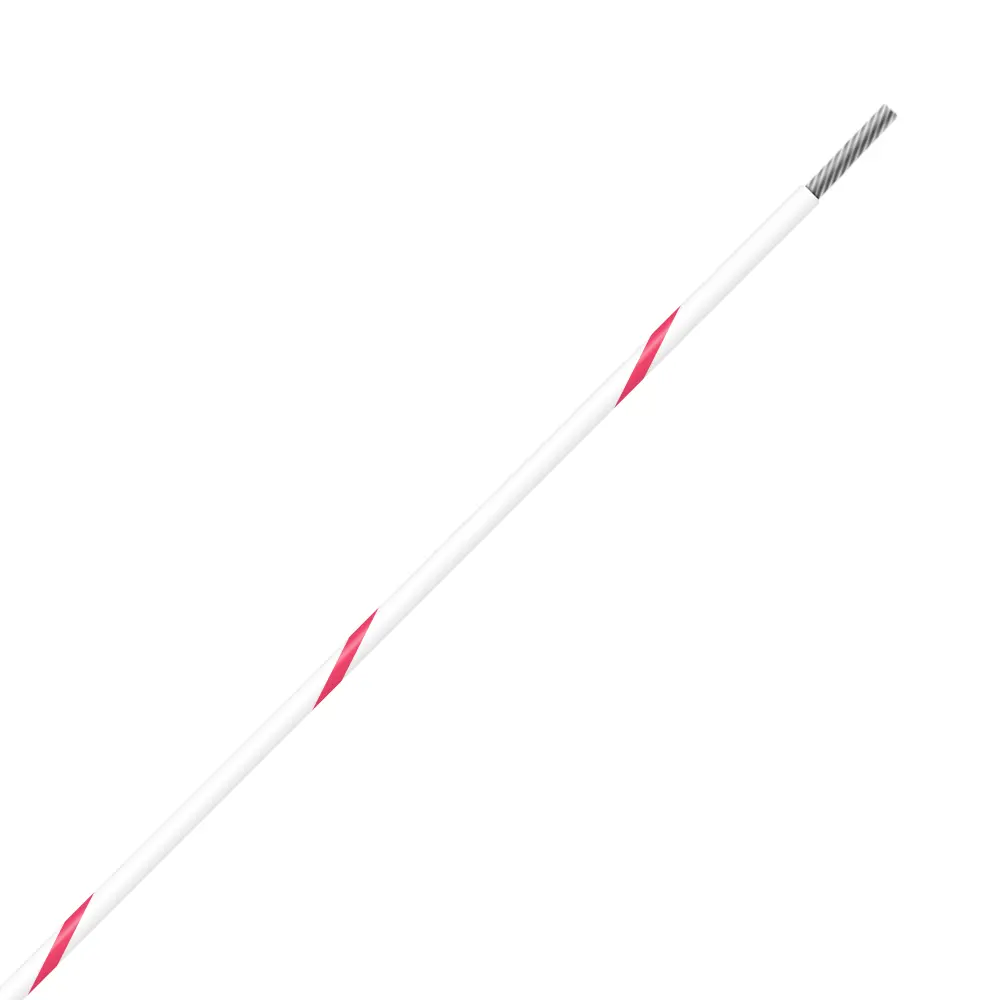 White/Red Wire Tefzel 12 AWG - M22759/32-12-92