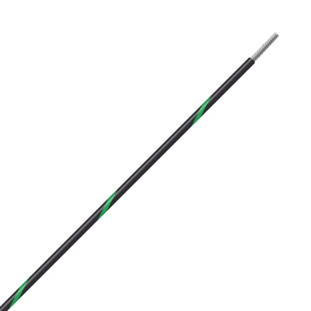 Black/Green Wire Tefzel 14 AWG - M22759/32-14-05