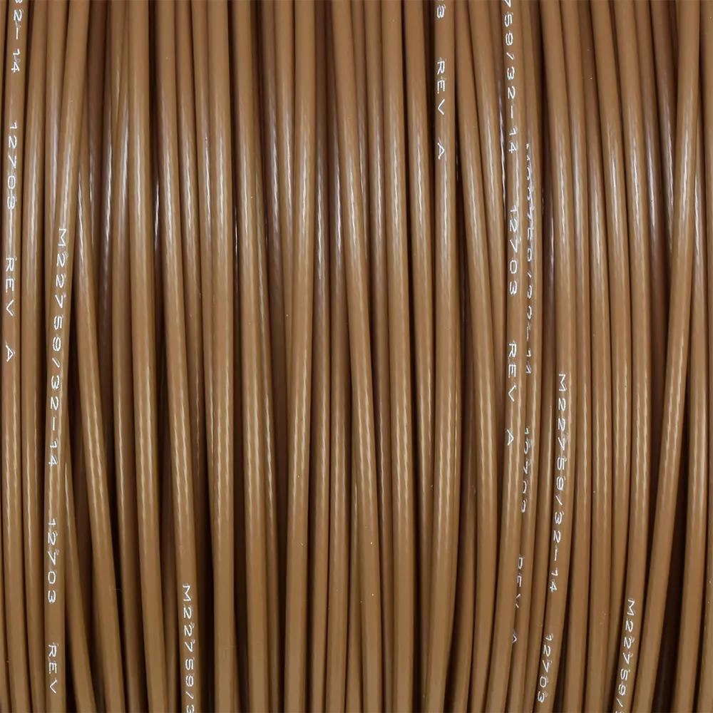 M22759/32-14-1 Brown Wire Tefzel 14 AWG