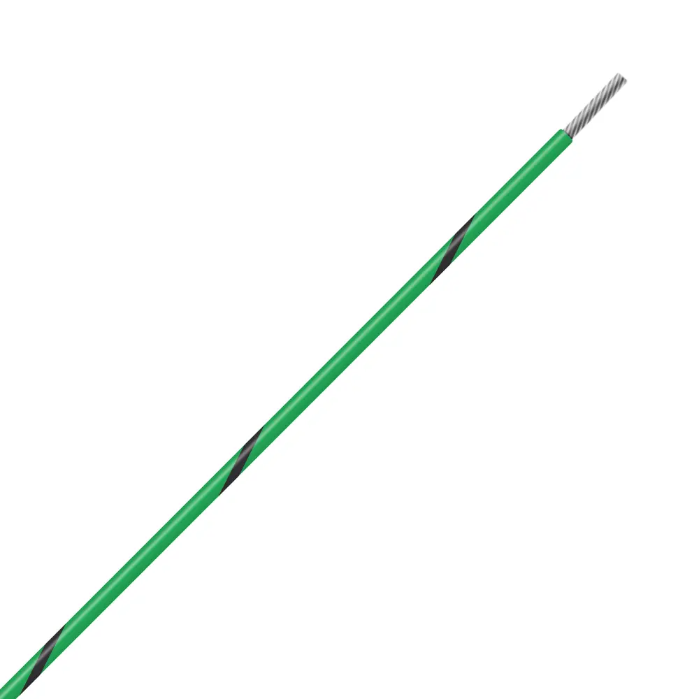 Green/Black Wire Tefzel 16 AWG - M22759/32-16-50