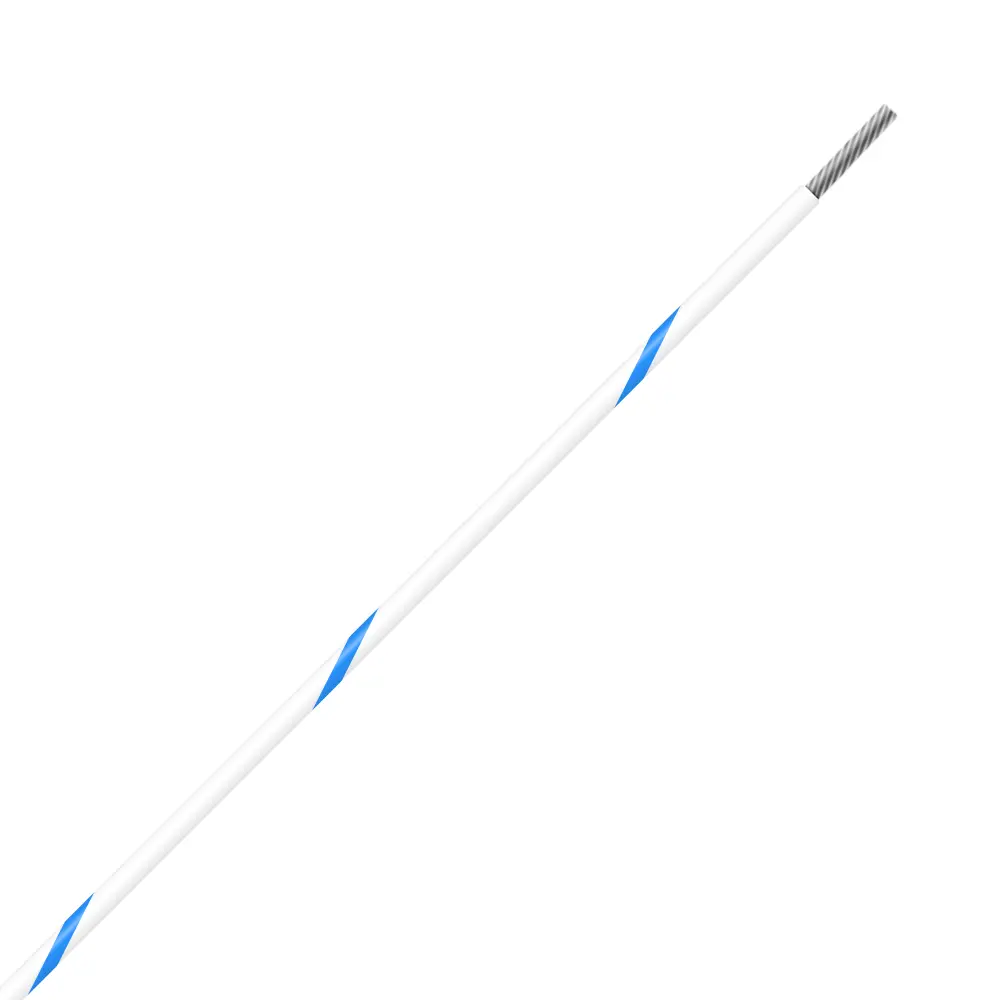 White/Blue Wire Tefzel 16 AWG - M22759/32-16-96