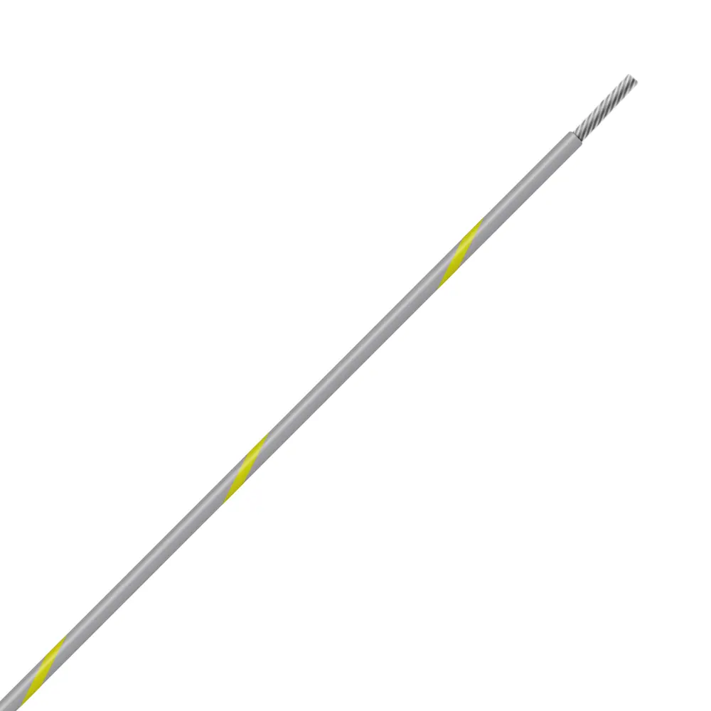 Gray/Yellow Wire Tefzel 18 AWG - M22759/32-18-84