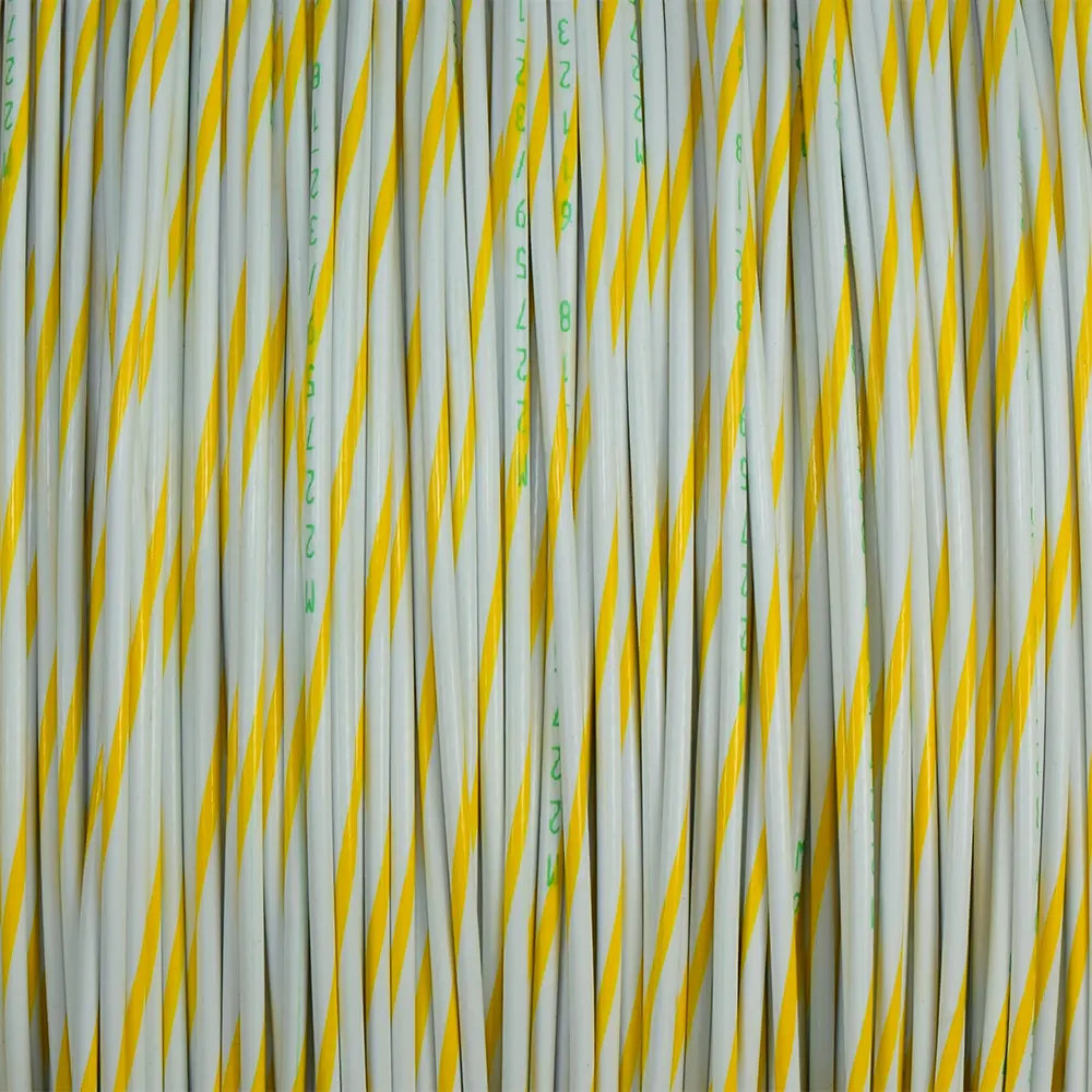 White/Yellow Wire Tefzel 18 AWG - M22759/32-18-94