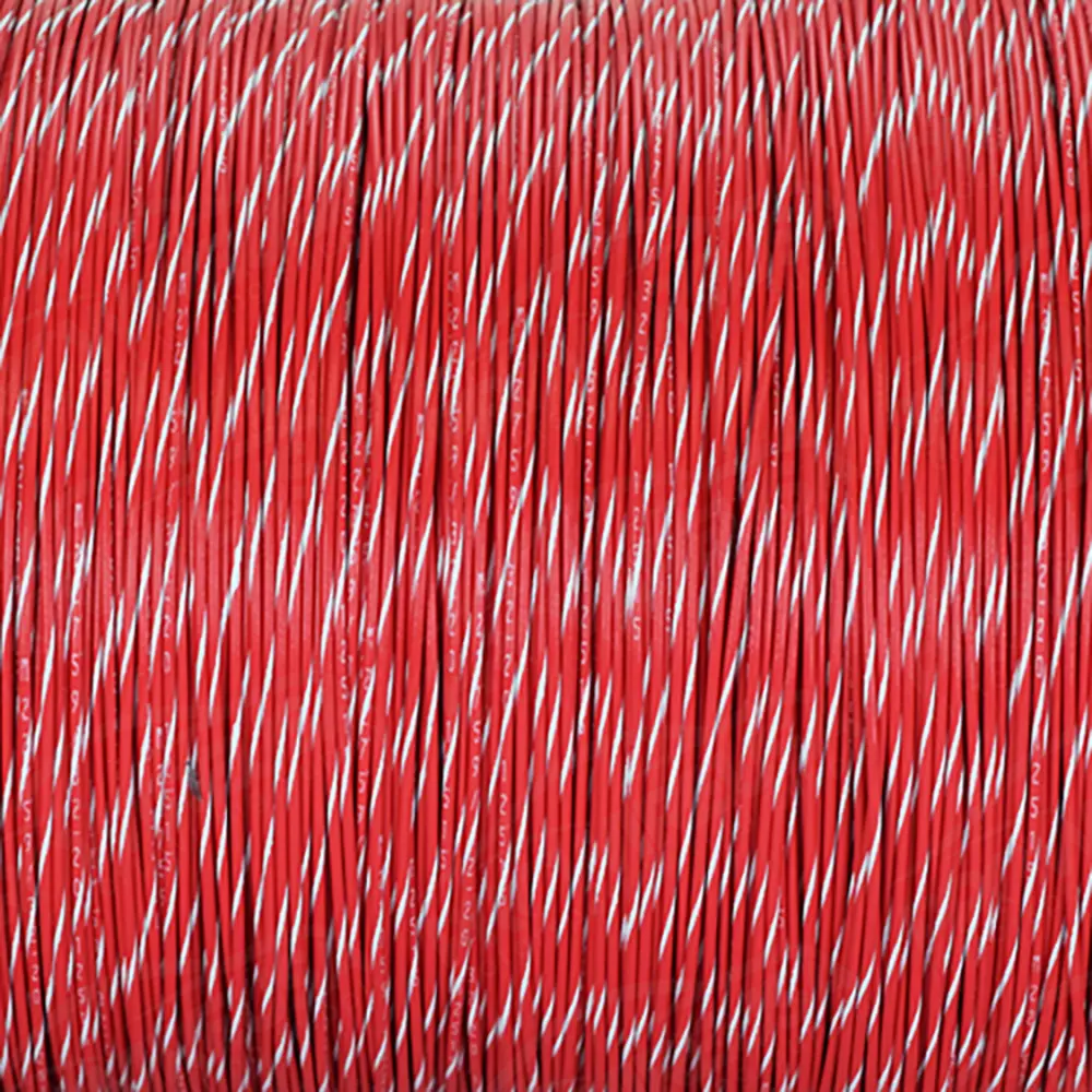 Red/White Wire Tefzel 20 AWG - M22759/32-20-29