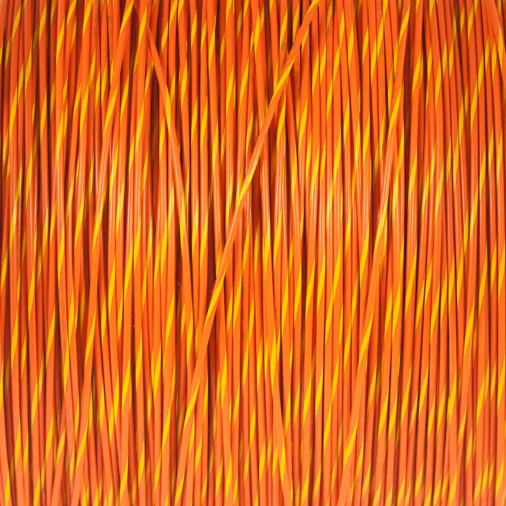 Orange/Yellow Wire Tefzel 20 AWG - M22759/32-20-34