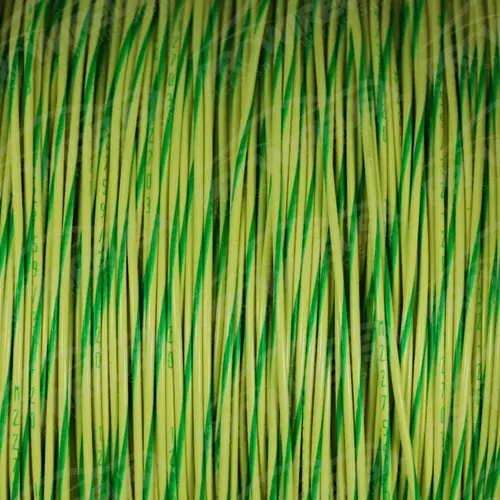 Yellow/Green Wire Tefzel 20 AWG - M22759/32-20-45