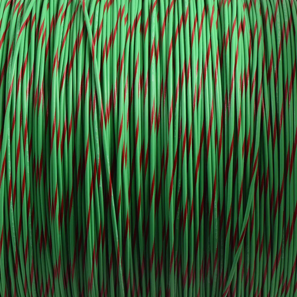 Green/Red Wire Tefzel 20 AWG - M22759/32-20-52