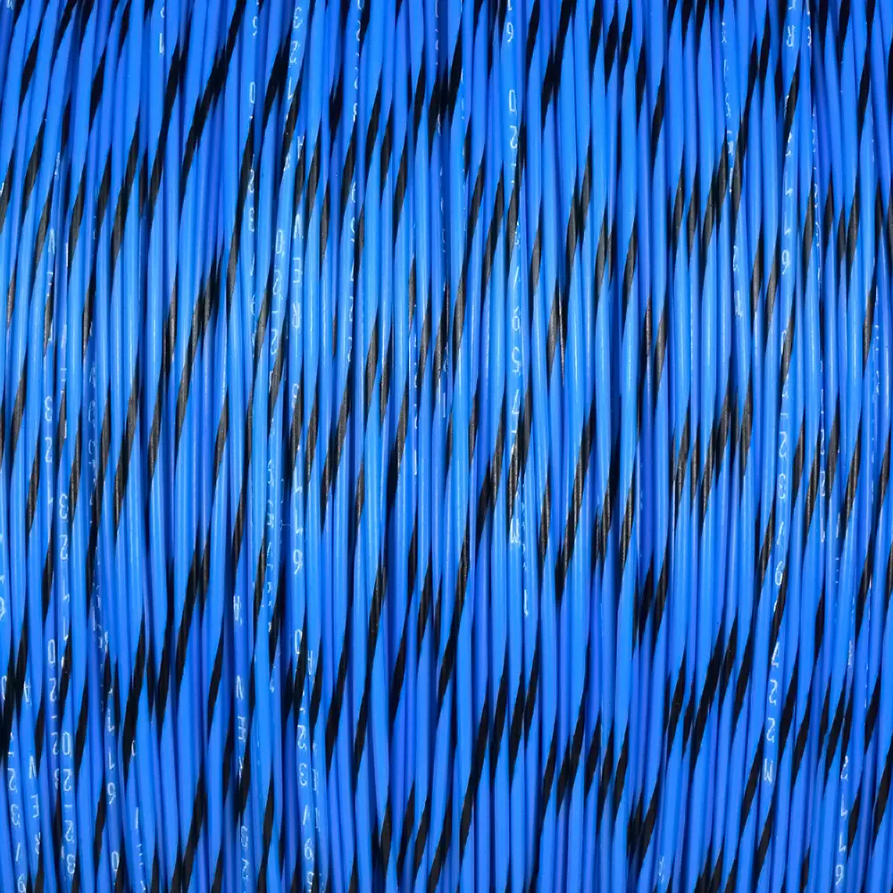 Blue/ Black Wire Tefzel 20 AWG - M22759/32-20-60