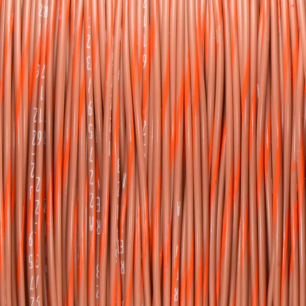 Brown/Orange Wire Tefzel 22 AWG - M22759/32-22-13