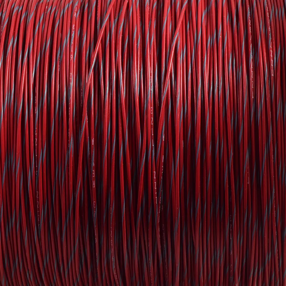 Red/Gray Wire Tefzel 22 AWG - M22759/32-22-28