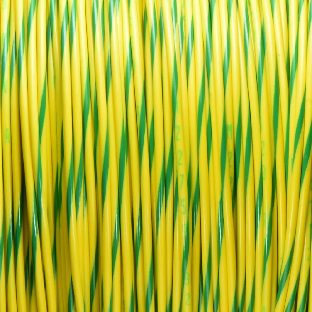 Yellow/Green Wire Tefzel 22 AWG - M22759/32-22-45