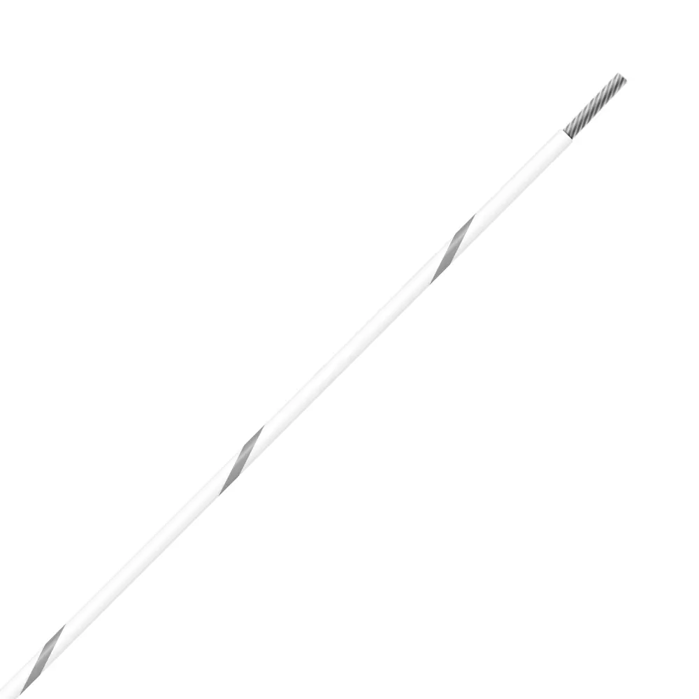 White/Gray Wire Tefzel 24 AWG - M22759/32-24-98