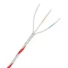 22 AWG X 3 Shielded Cable Red Striped Jacket - M27500/22SB3T23-2