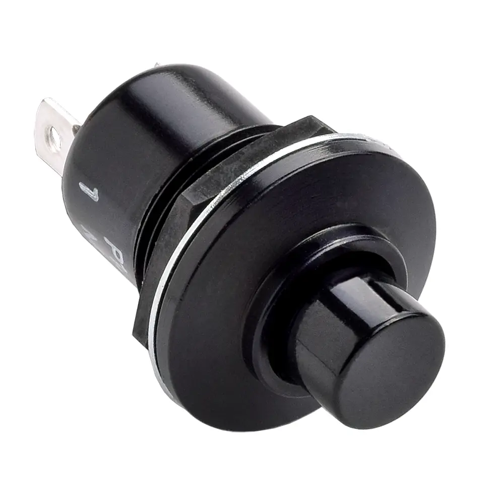 Sealed Momentary PUSHBUTTON Switch OFF-ON BLK - MS25089-1C