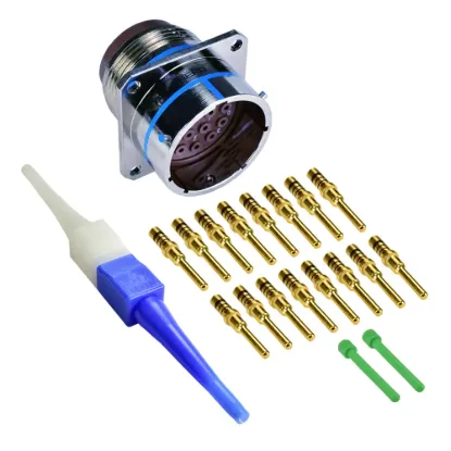 MS3470A20-16P RECEP Connector Black