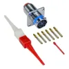 6 Way Flanged Connector RECEPTACLE-SKT - MS3470L10-6S