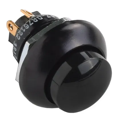 P7,BLK, Momentary, Push Button, N.O. / N.C. - P7-SW-BK