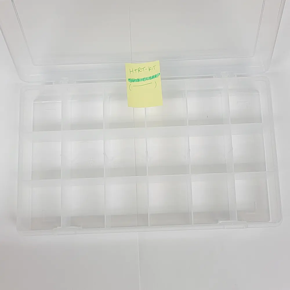 18 COMPARTMENT STORAGE Box - SP18-CLEAR