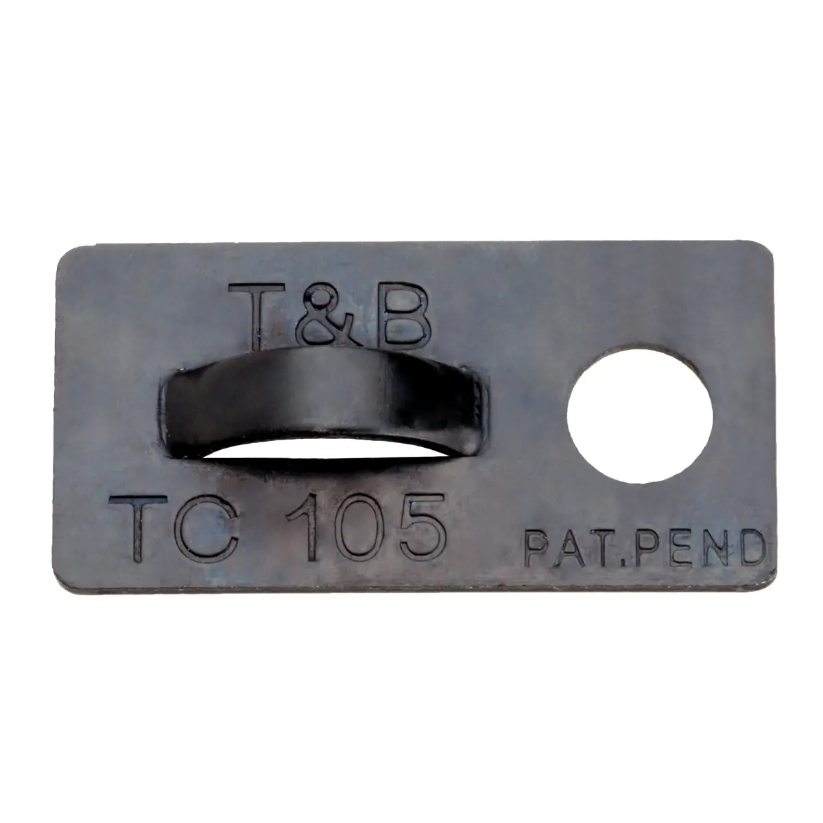 Cable TIE MOUNTING Plate METALLIC Black - TC105-BLACK