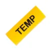 TEMP Marker Yellow 1/4" - TEMP-MARKER
