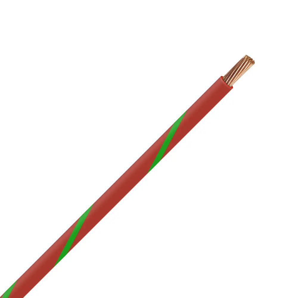 TXL 12 Red/Green Striped Wire - TXL-12-25