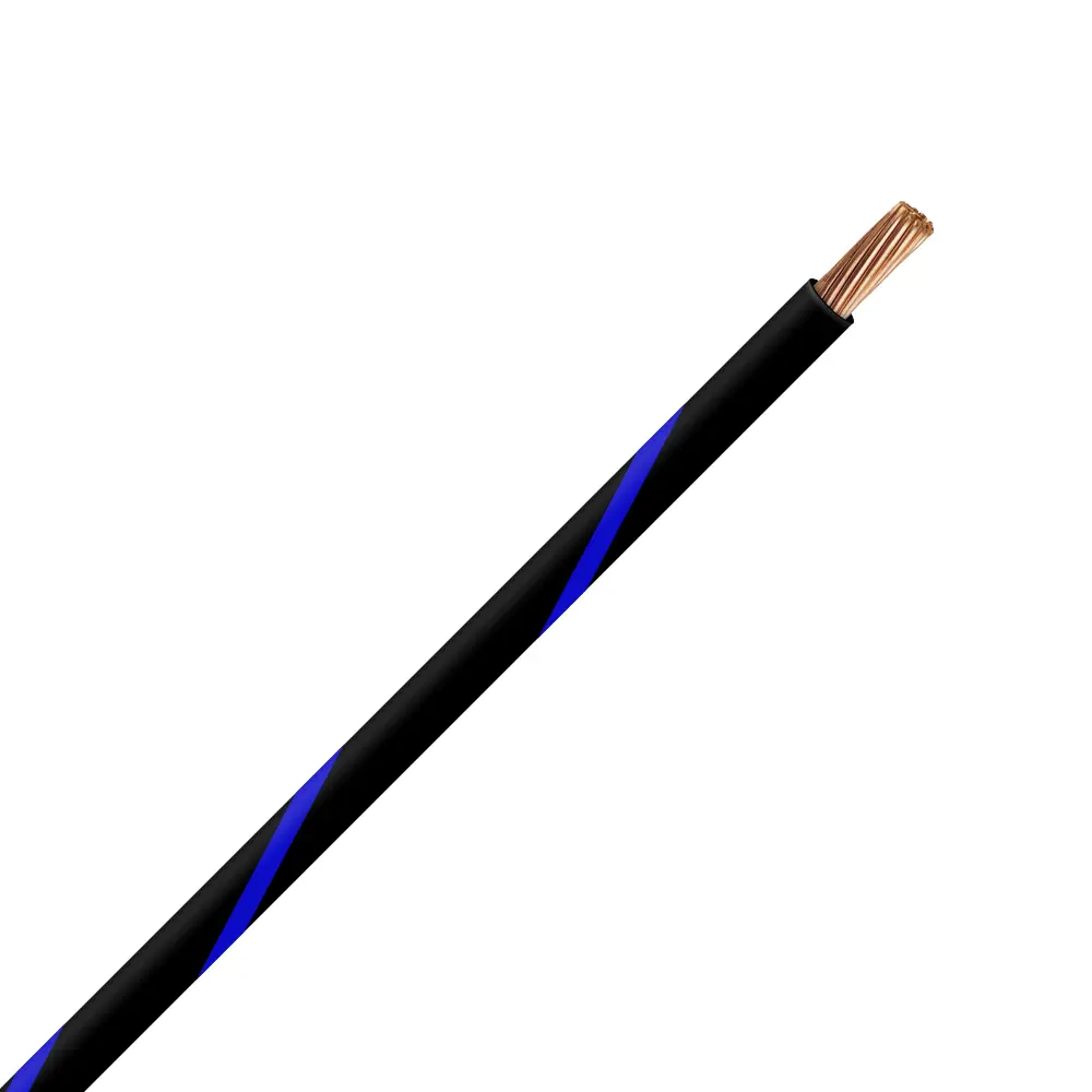 TXL 14 Black/Blue Striped Wire - TXL-14-06