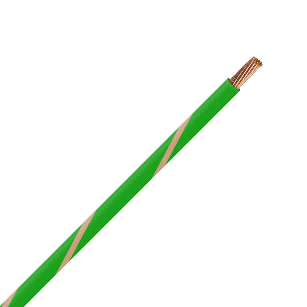 TXL 14 Green/Tan Striped Wire - TXL-14-5T