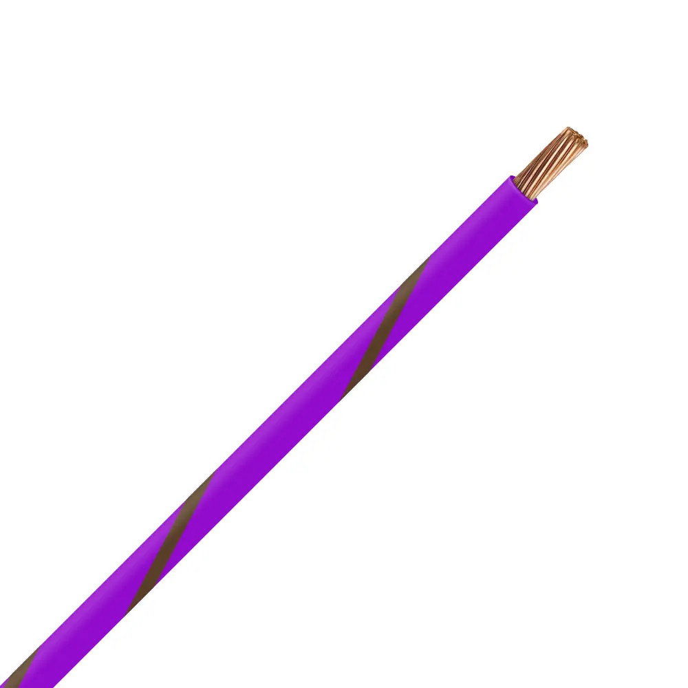 TXL 14 Purple/Brown Striped Wire - TXL-14-71