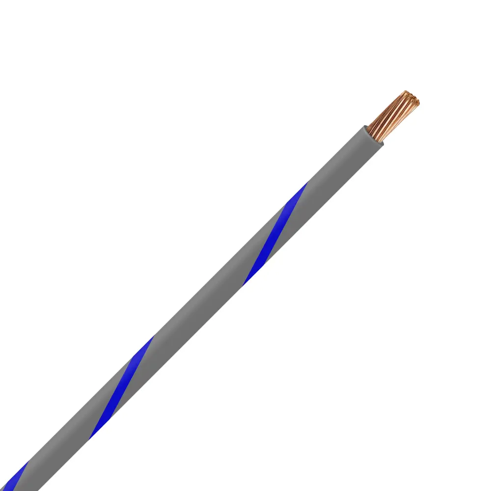 TXL 16 Gray/Blue Striped Wire - TXL-16-86