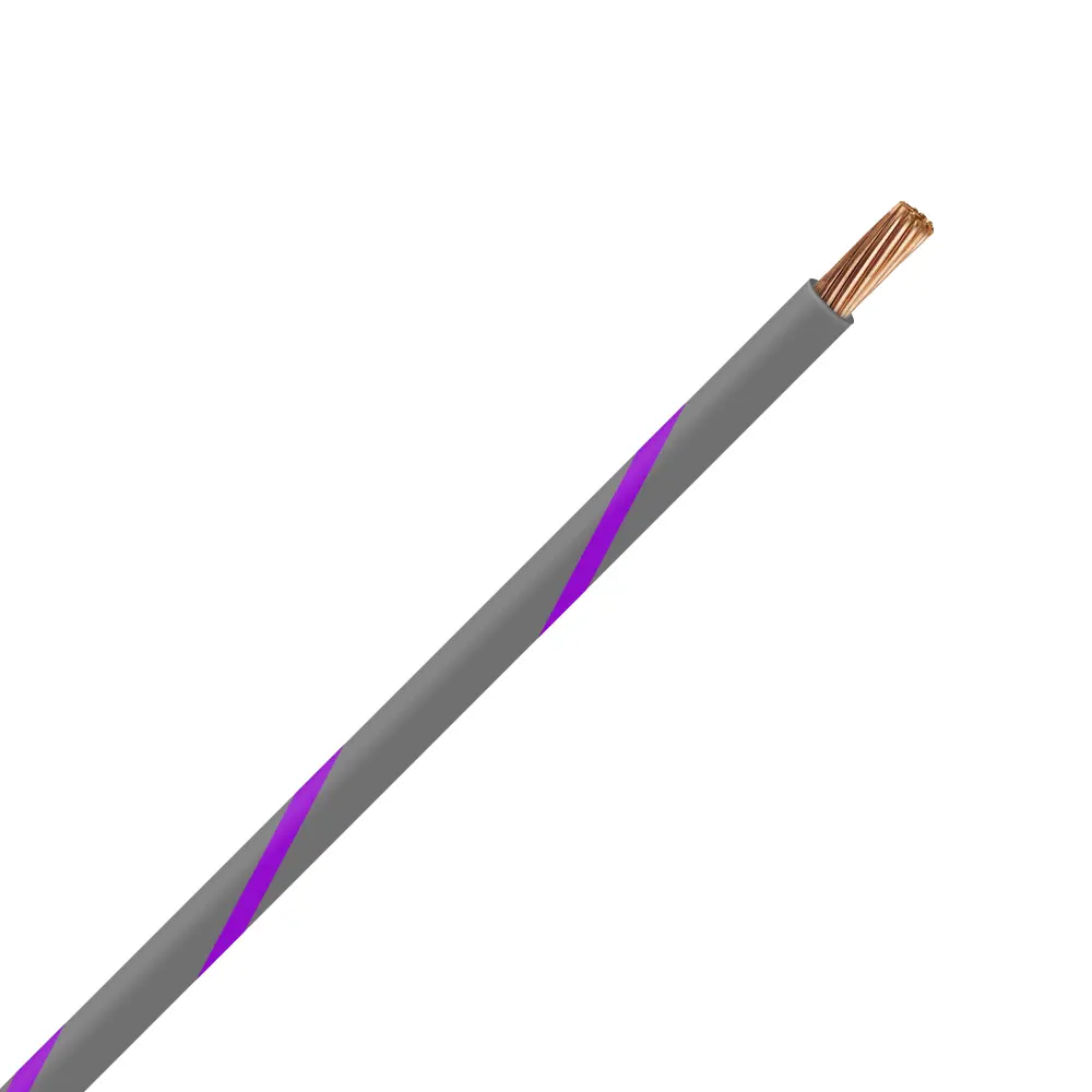 TXL 16 Gray/Purple Striped Wire - TXL-16-87