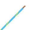 TXL 18 Light Blue/Yellow Striped Wire - TXL-18-LB4