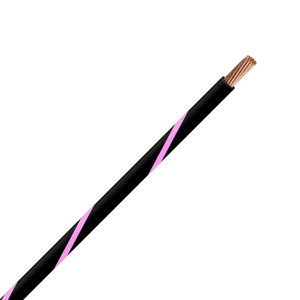 TXL 20 Black/Pink Striped Wire - TXL-20-0P