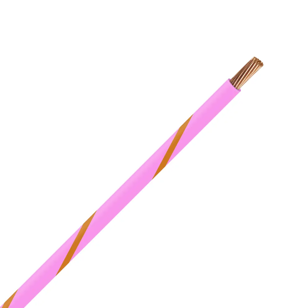 TXL 22 Pink/Orange Striped Wire - TXL-22-P3