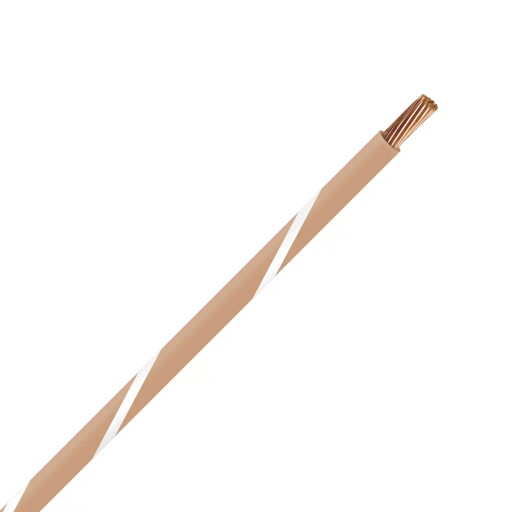 TXL 22 Tan/White Striped Wire - TXL-22-T9