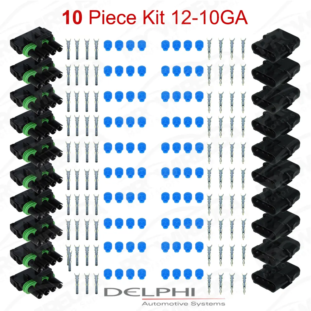 Weather-Pack 4 Way 12-10 Ga 10 PCKit - WP4-12-10-10PC