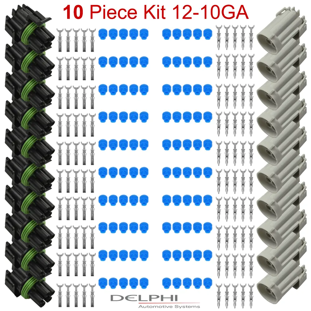 Weather-Pack 5 Way 12-10 Ga 10 PCKit - WP5-12-10-10PC