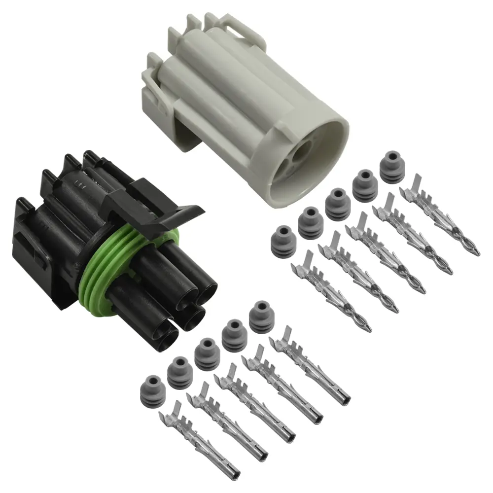 Weather Pack 5 Pin Connector Kit 16-14 Ga - WP5-16-14
