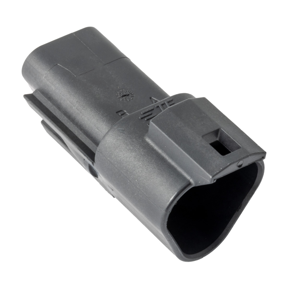 DT 3 Way RECEPTACLE-BLACK - DT04-3P-E004, image 1 of 2