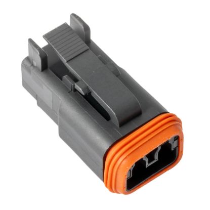 DT06-2S Black EHANCED Seal RET - DT06-2S-P012, image 1 of 2