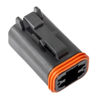 DT 4 Way Plug -Black - DT06-4S-E004, image 1 of 2