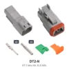 Deutsch DT 2 Way Kit Solid Nickel - DT2-N