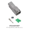 Deutsch DT 2 Way Receptacle Kit Stamped Nickel - DT2-N-SF-RCP