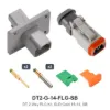 DT 2 Way FLG Kit, SLD Gold 16-14, SB - DT2-G-14-FLG-SB