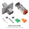 DT 2 Way FLG Kit, SLD NKL 16-14, SB - DT2-N-14-FLG-SB