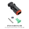 DT 2 Way PLG Kit, SLD NKL 16-14, BLK, SB - DT2-N-14-BK-PLG-SB